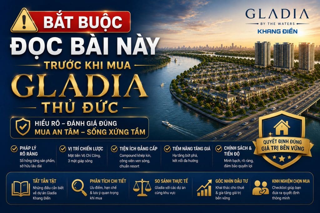 Bắt buộc đọc bài này trước khi mua Gladia Thủ Đức