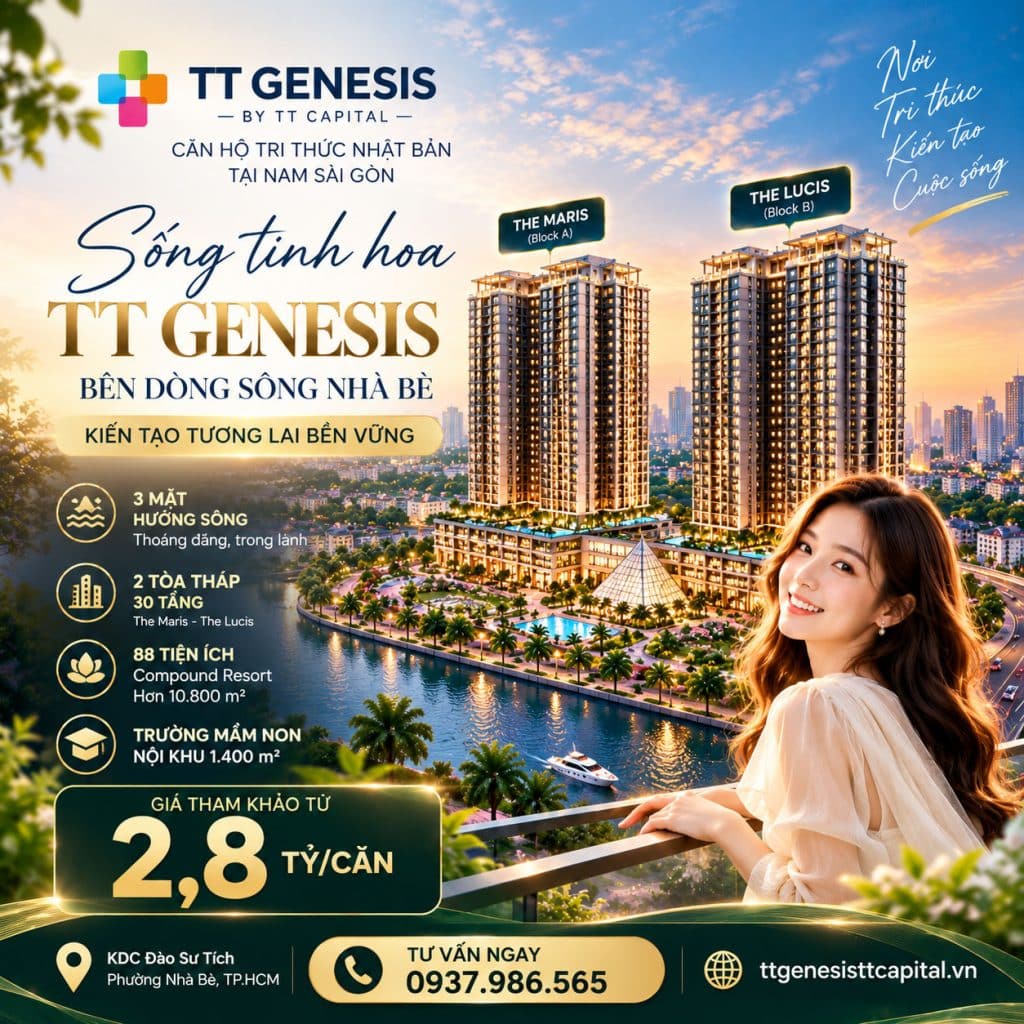 Dự án căn hộ tri thức Nhật Bản tại Nam Sài Gòn - TT Genesis