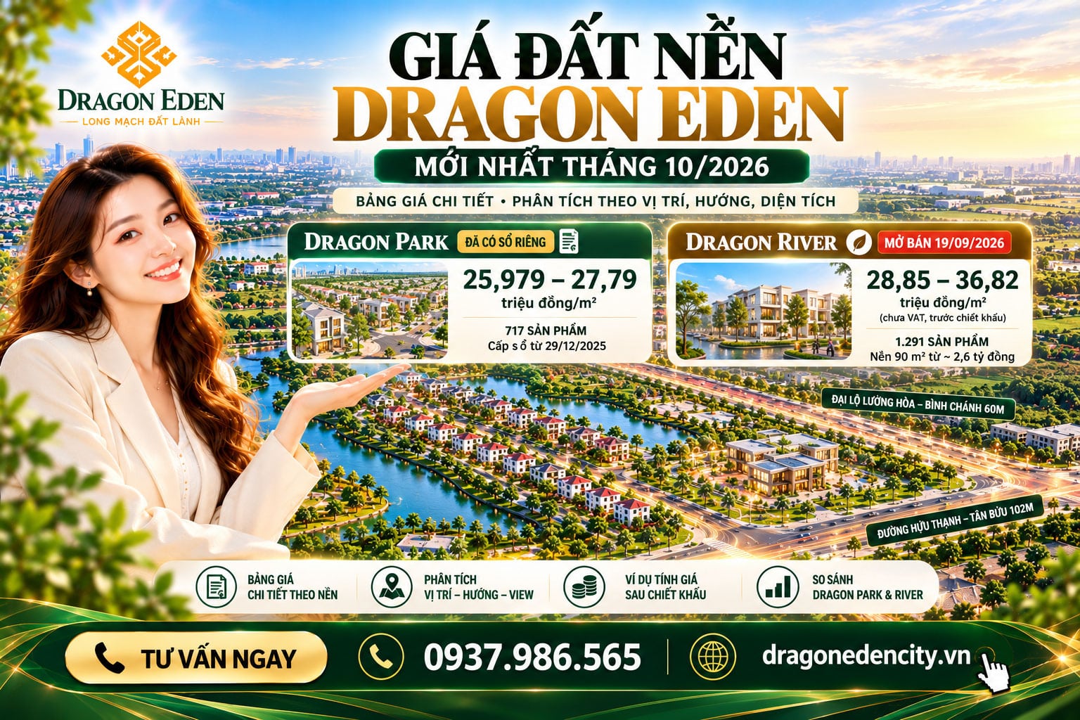 Bảng Giá Dragon Park Giai Đoạn 1 – Phân Tích Giá Đất Nền
