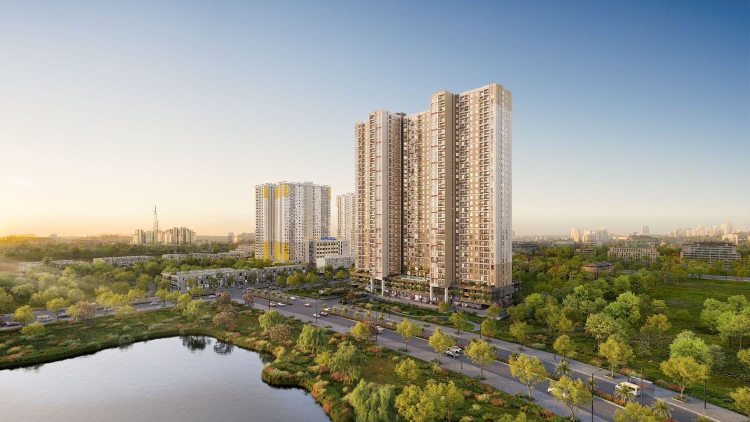 Phối cảnh dự án Bcons Aria